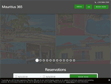 Tablet Screenshot of mauritius365.com